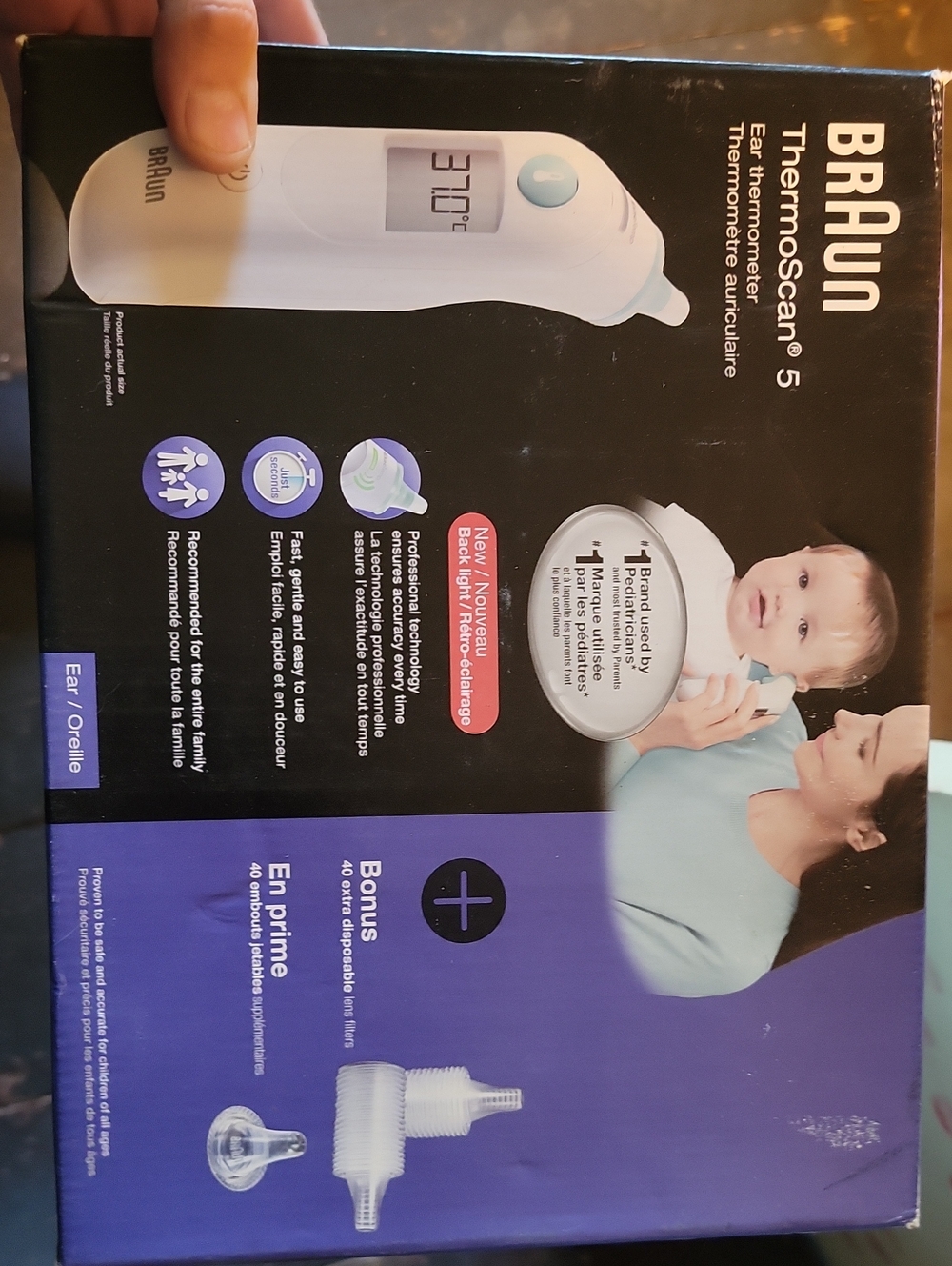 ThermoScan 5 Ear Thermometer - White